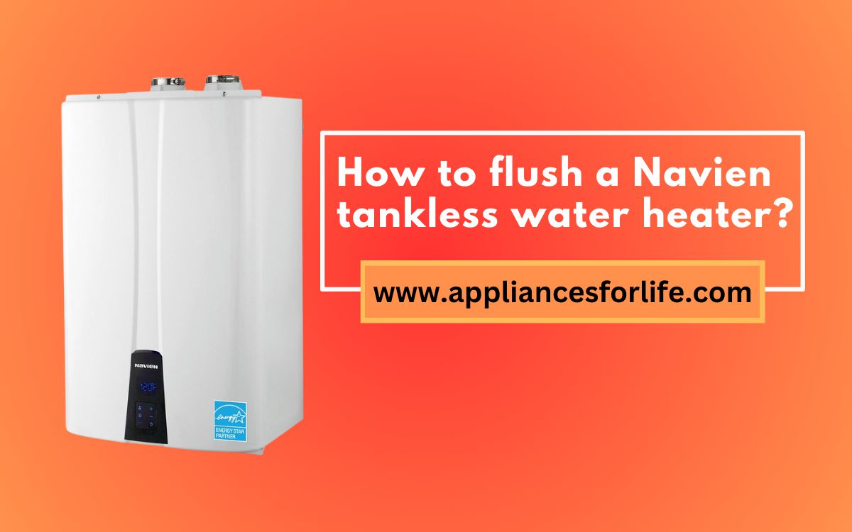 How to Flush a Navien Tankless Water Heater? Appliances For Life