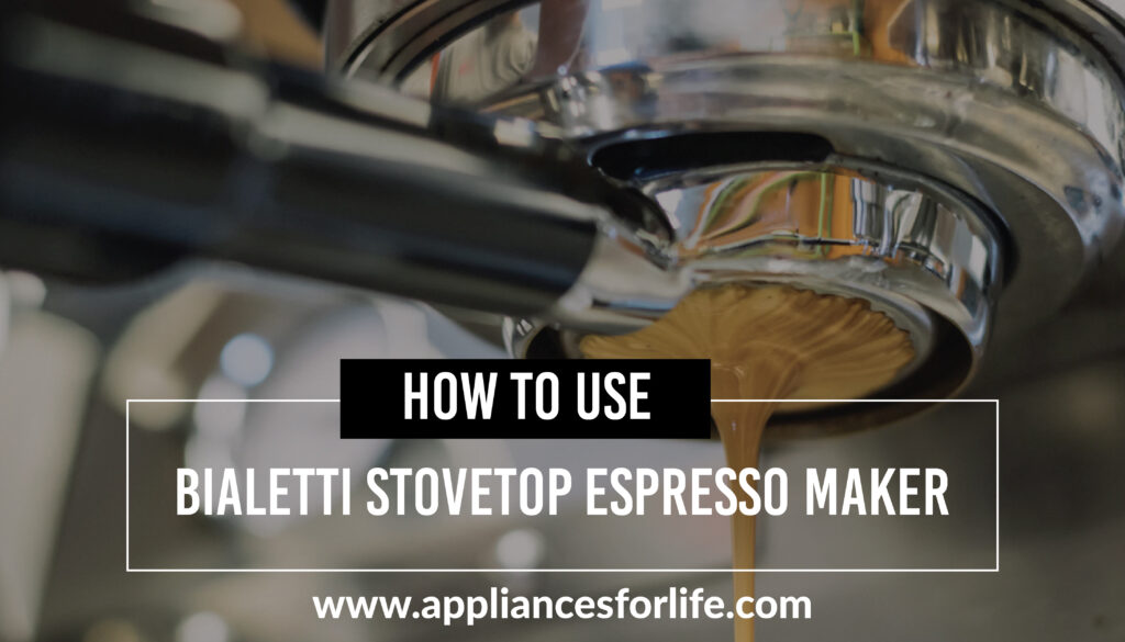 How to use Bialetti stovetop espresso maker