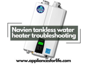 Navien tankless water heater troubleshooting